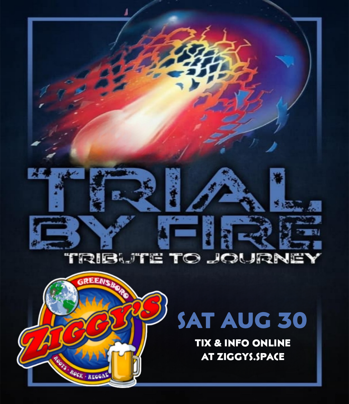 TRIAL BY FIRE – JOURNEY TRIBUTE