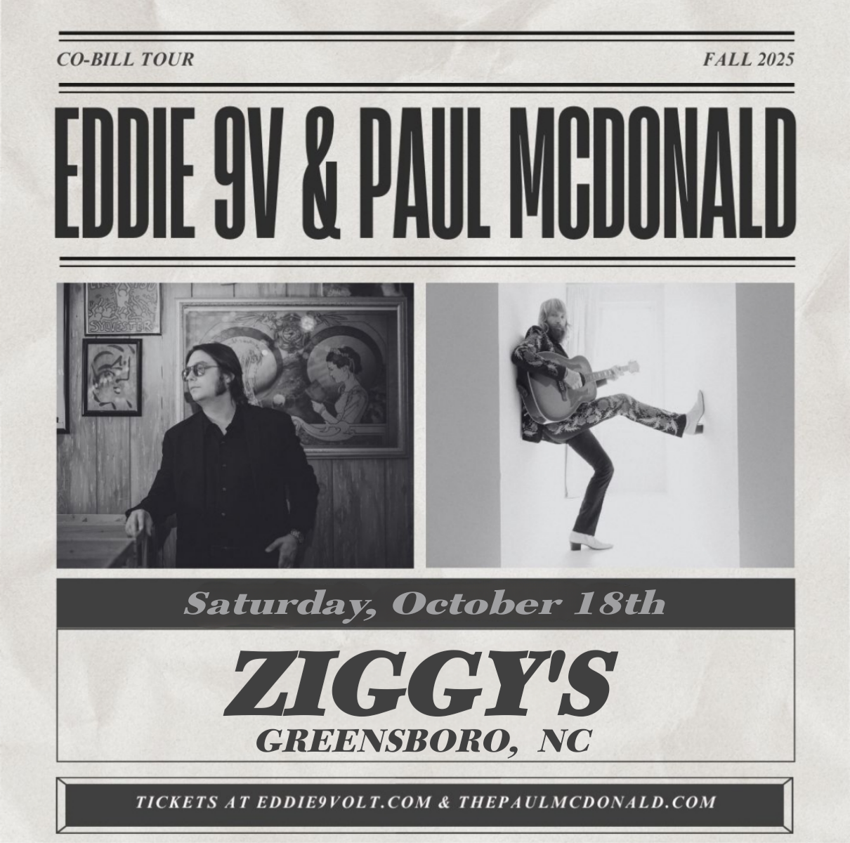 EDDIE 9V & PAUL MCDONALD