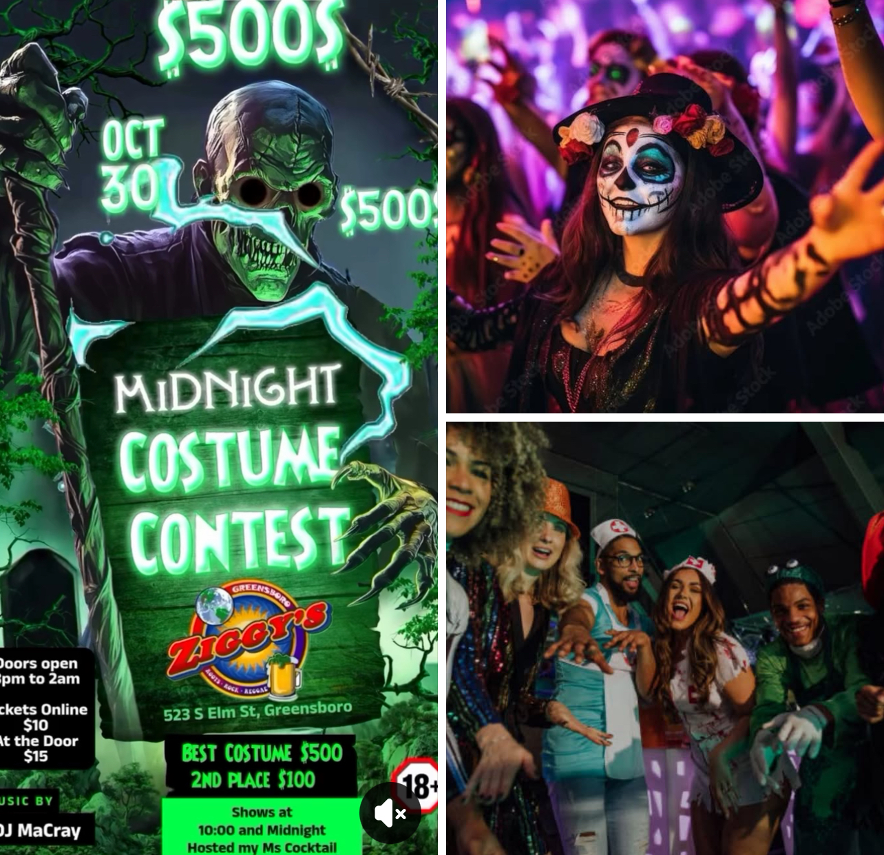 ZIGGY PRESENTS: HALLOWEEN EVE SPOOKY COSTUME CONTEST & DRAG SHOWS