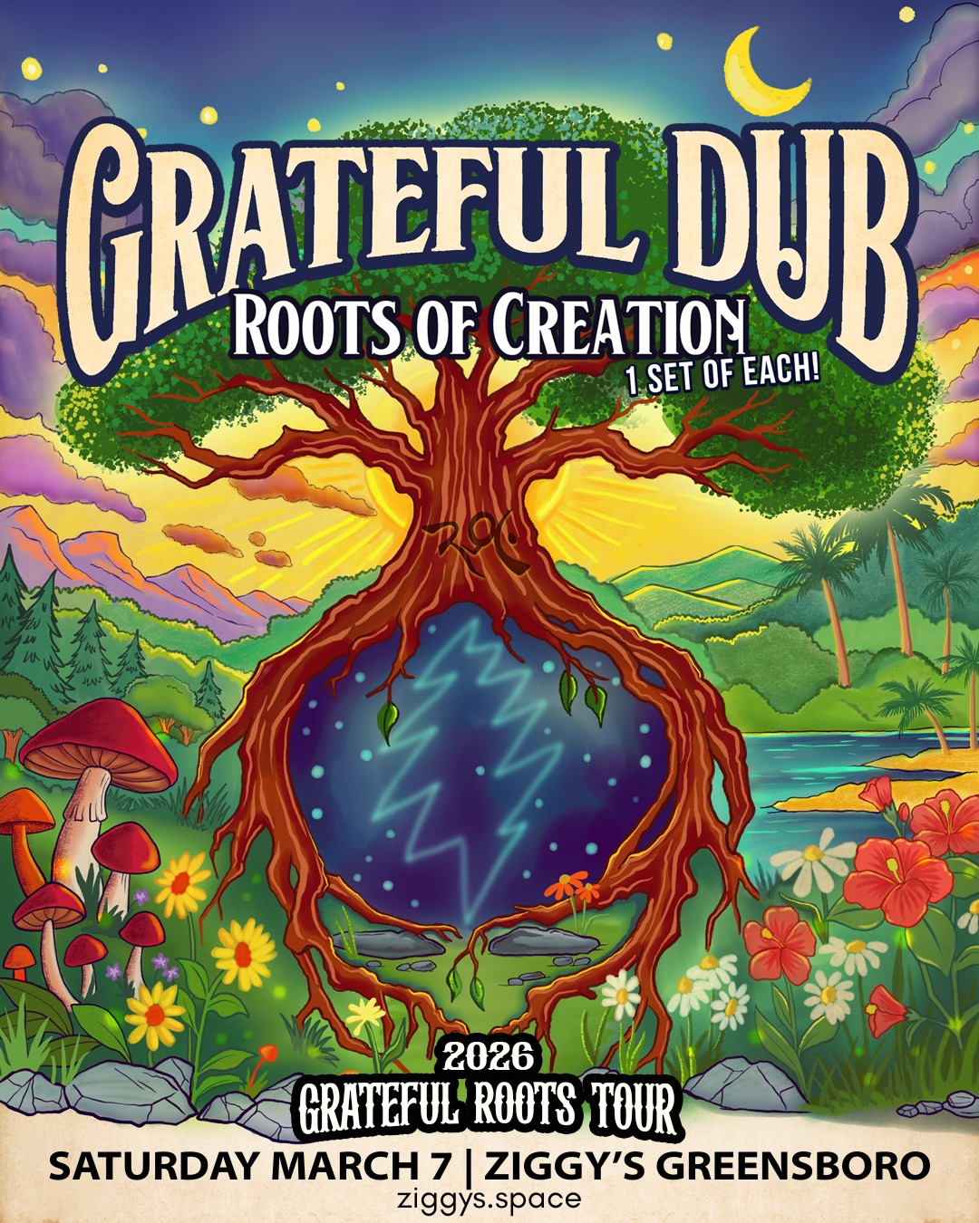 GRATEFUL DUB – A reggae-infused tribute to Jerry Garcia & The Grateful Dead