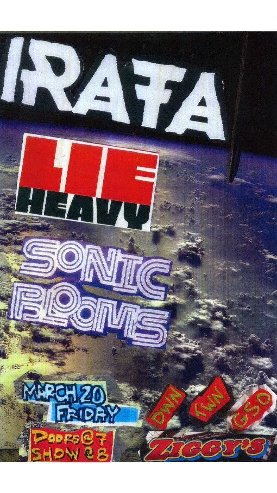SONIC BLOOMS | IRATA | LIE HEAVY